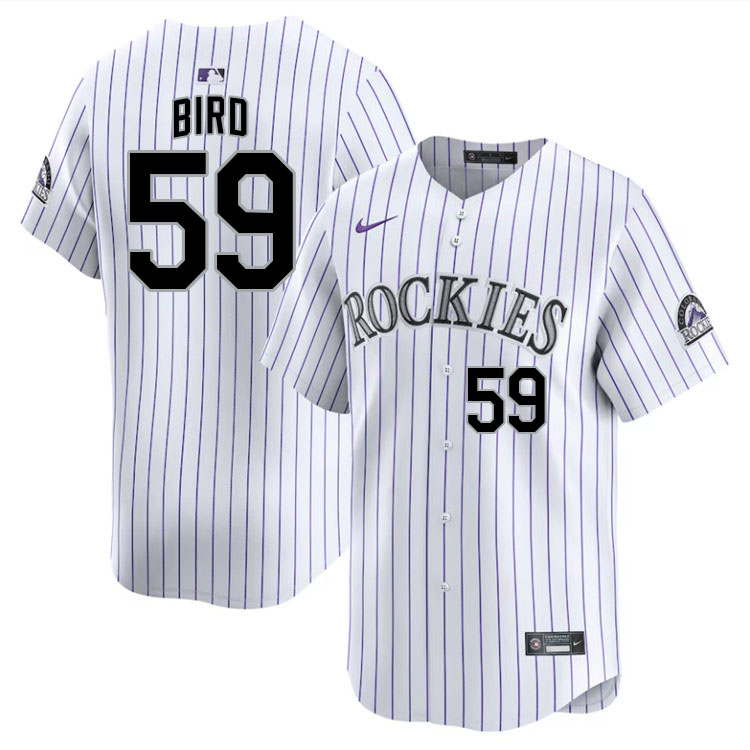 Jake Bird Colorado Rockies Jersey,Uniforms,Gears Stitched-White